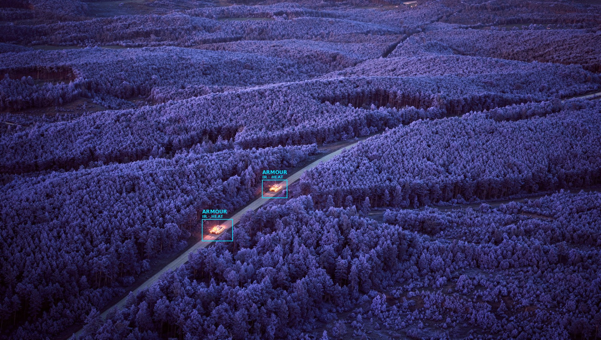 Panzerung bei Nacht, generiert